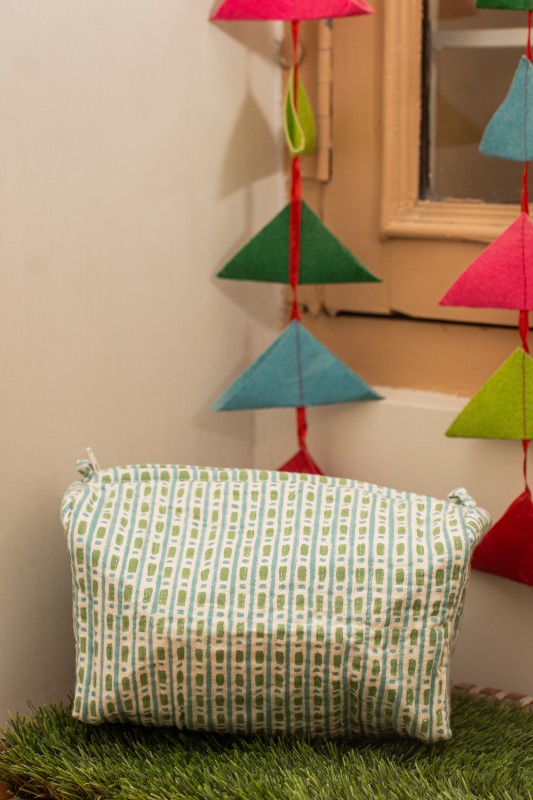 Awdhesh Kumar Minimalist Block Cotton Hand Block Printed Tote Bag for Women