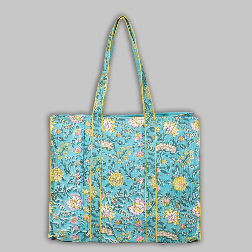 Cotton Hand Bag, Indian Hand Printed Tote Bags, Women hand bags, Tote bags for Girls, Fashion Tote bags, Printed Tote Bags