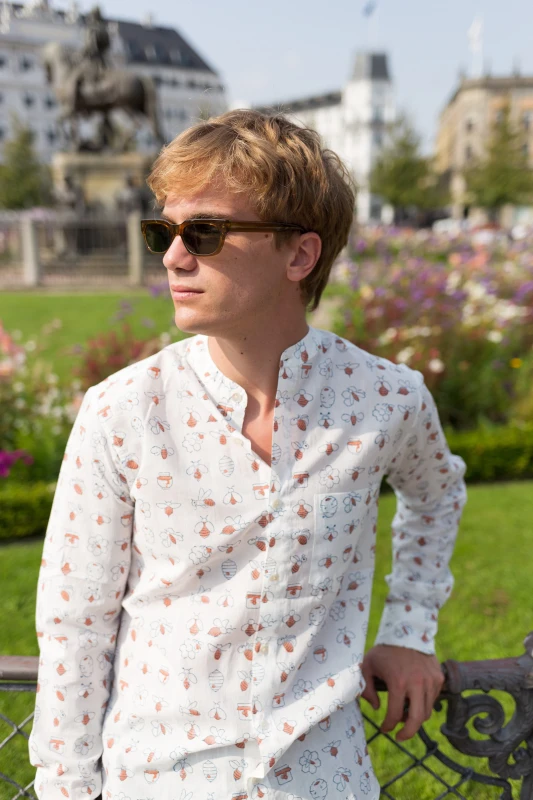 Handmade cotton printed full sleeve shirt Indian handmade shirt