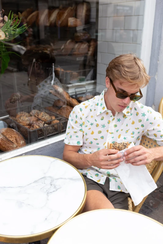 Handmade cotton printed half sleeve shirt Indian handmade shirt