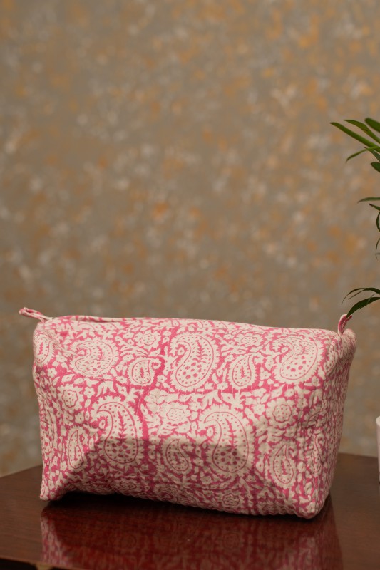 Awdhesh Kumar Paisley Charm Cotton Hand Block Printed Tote Bag for Women