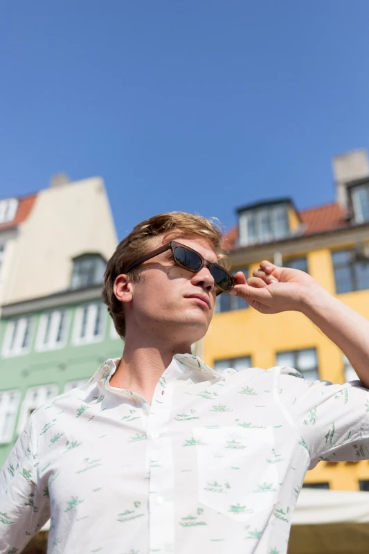 Handmade cotton printed half sleeve shirt Indian handmade shirt