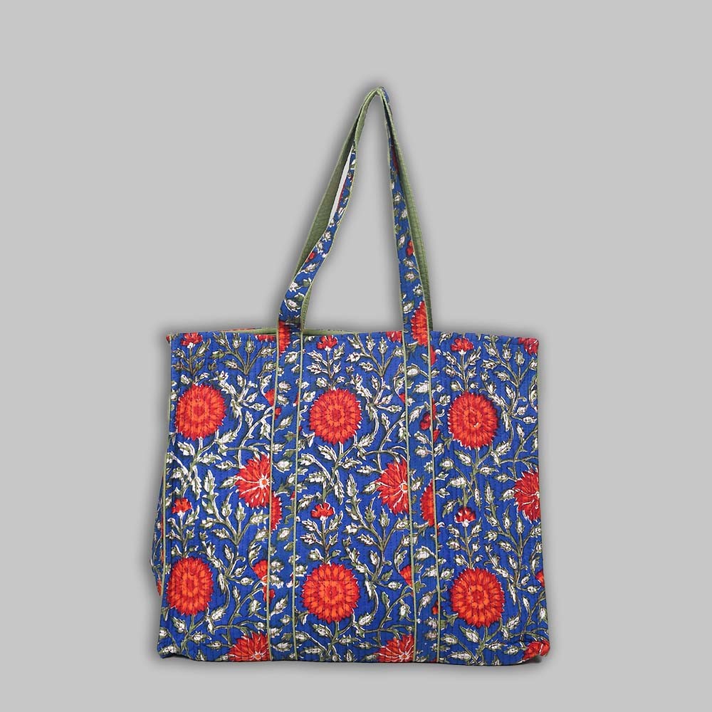 Cotton Hand Bag, Indian Hand Printed Tote Bags, Women hand bags, Tote bags for Girls, Fashion Tote bags, Printed Tote Bags